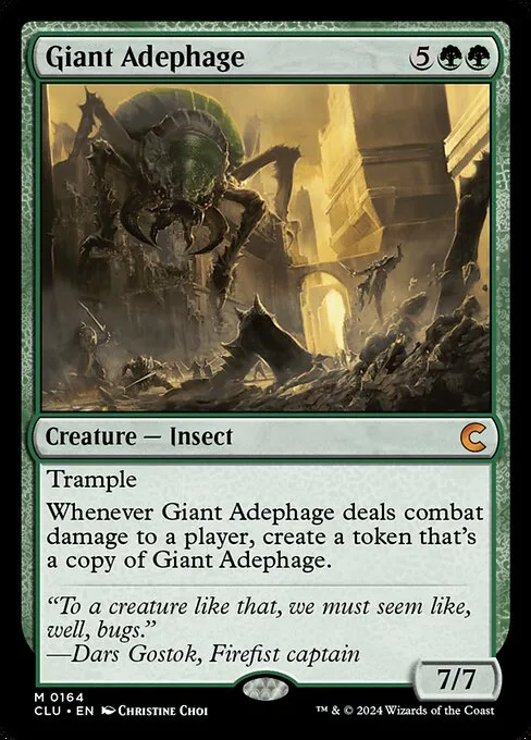 Giant Adephage · Ravnica: Clue Edition 164/284