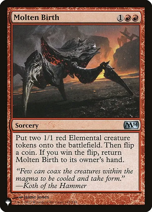 Molten Birth · The List M14-147/5050