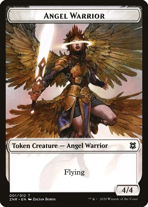 Angel Warrior · Zendikar Rising Tokens 1/12