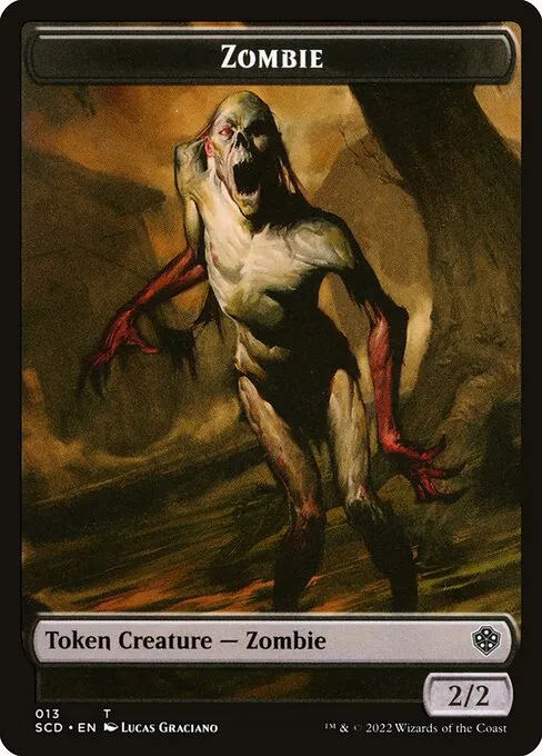 Zombie · Starter Commander Deck Tokens 13/27