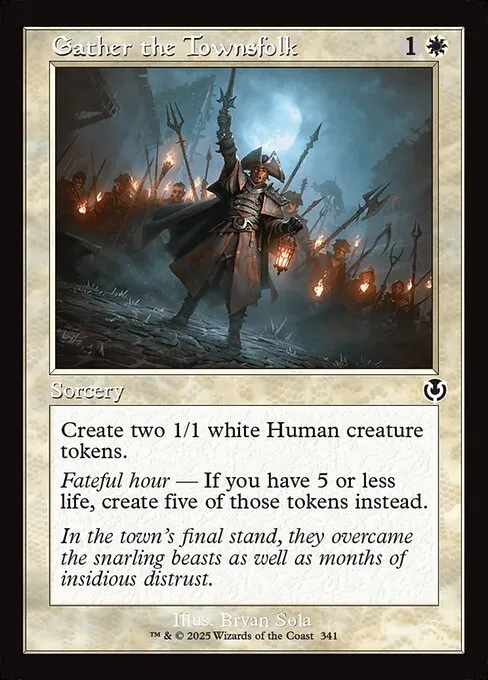 Gather the Townsfolk · Innistrad Remastered 341/495