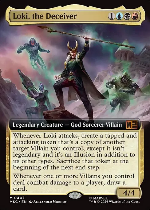 Loki, the Deceiver · Marvel Super Heroes Commander 407/9