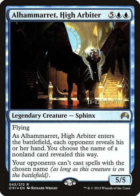 Alhammarret, High Arbiter · Magic Origins Promos 43s/54