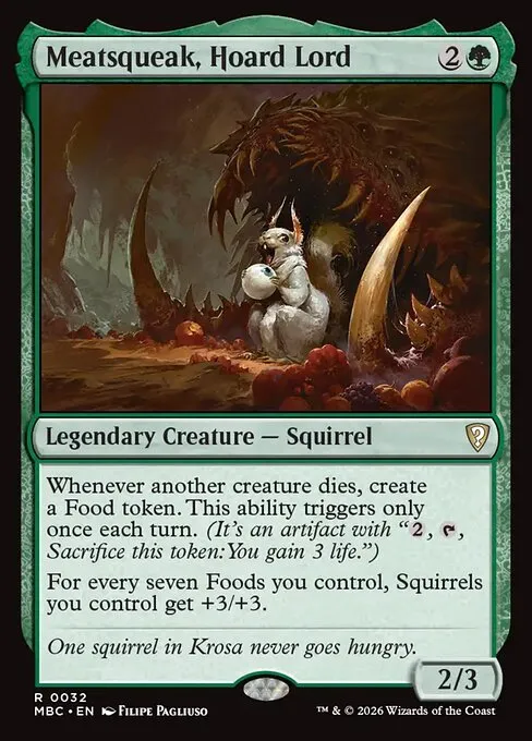 Meatsqueak, Hoard Lord · Mystery Booster: Commander Edition 32/2