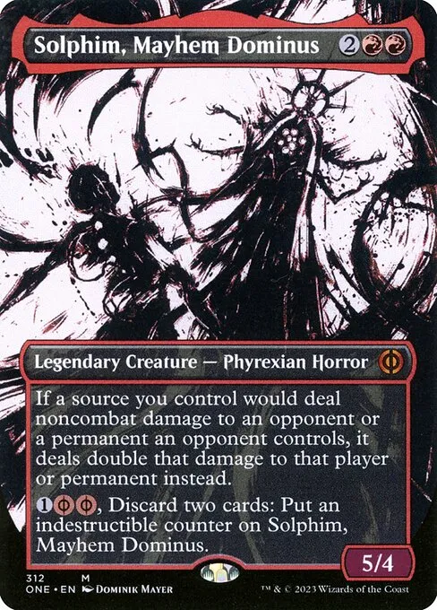 Solphim, Mayhem Dominus · Phyrexia: All Will Be One 312/479
