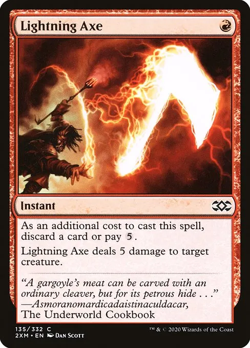 Lightning Axe · Double Masters 135/384
