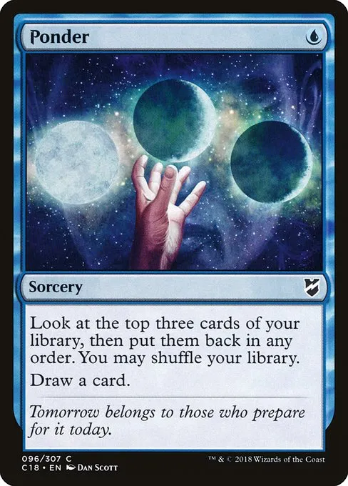 Ponder · Commander 2018 96/307