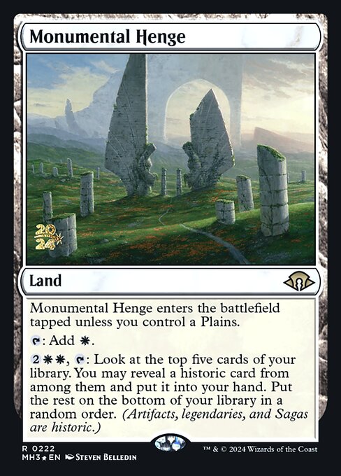 Monumental Henge · Modern Horizons 3 Promos 222s/92