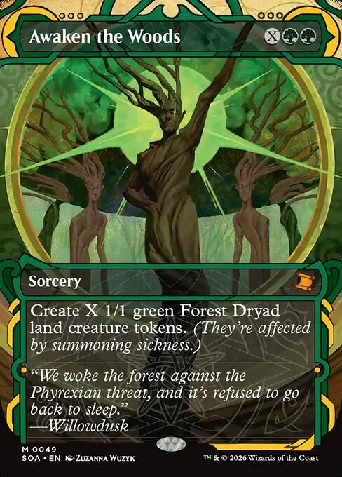 Awaken the Woods · Secrets of Strixhaven Mystical Archive 49/195