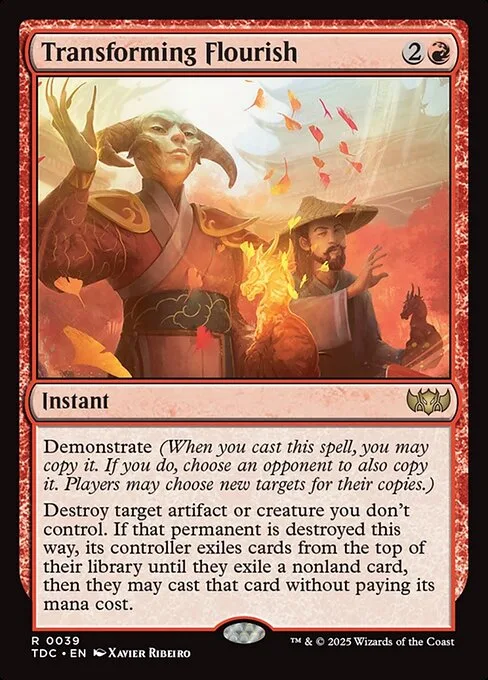 Transforming Flourish · Tarkir: Dragonstorm Commander 39/413