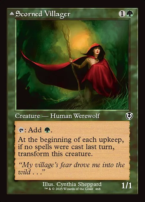 Scorned Villager // Moonscarred Werewolf · Innistrad Remastered 468/495