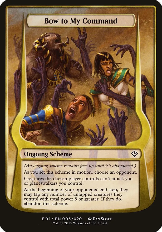 Bow to My Command · Archenemy: Nicol Bolas Schemes 3★/20