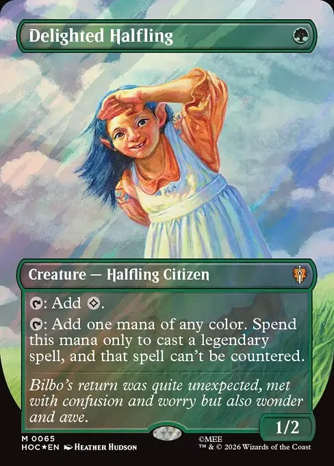 Delighted Halfling · The Hobbit Commander 65/7