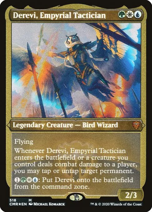 Derevi, Empyrial Tactician · Commander Legends 518/718