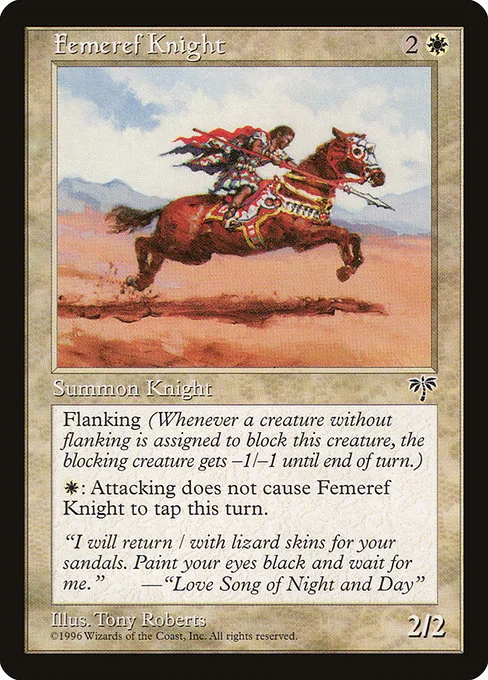 Femeref Knight · Mirage 18/353