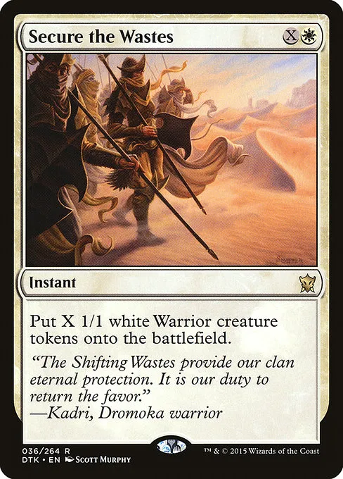 Secure the Wastes · Dragons of Tarkir 36/264