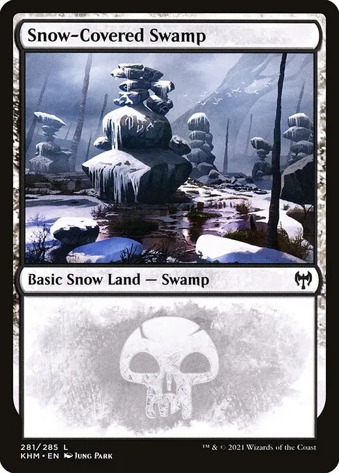 Snow-Covered Swamp · Kaldheim 281/425