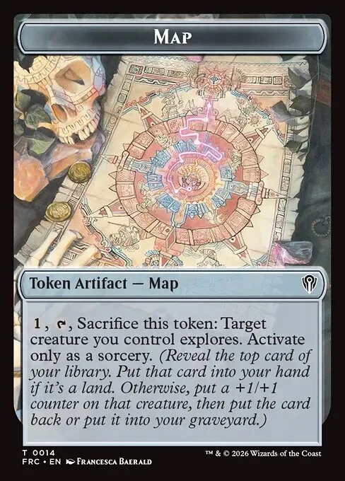 Map · Reality Fracture Commander Tokens 14/1