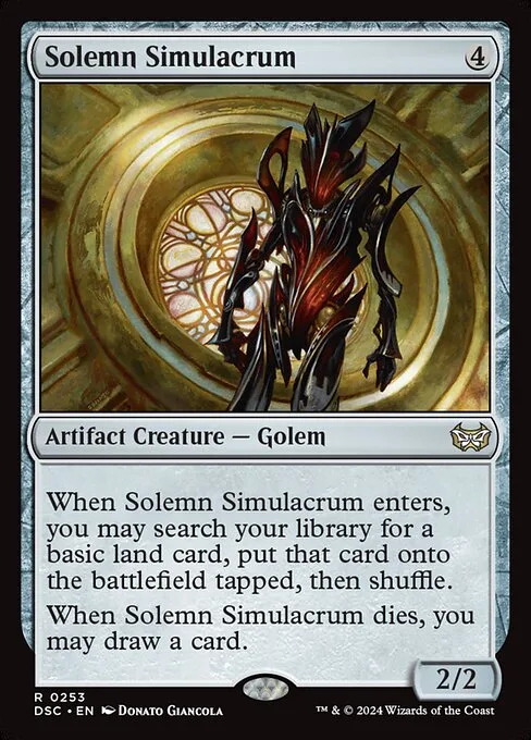 Solemn Simulacrum · Duskmourn: House of Horror Commander 253/373