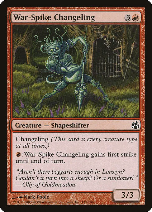 War-Spike Changeling · Morningtide 112/150