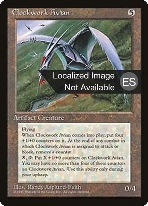 Clockwork Avian · Fourth Edition Foreign Black Border 306/378