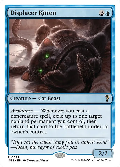 Displacer Kitten · Mystery Booster 2 27/385