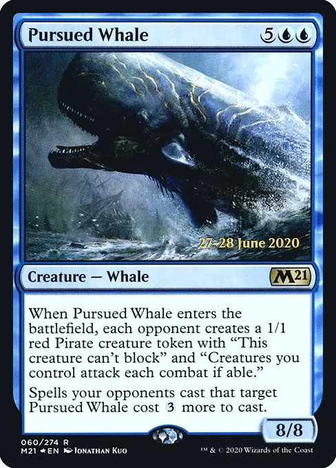 Pursued Whale · Core Set 2021 Promos 60s/137