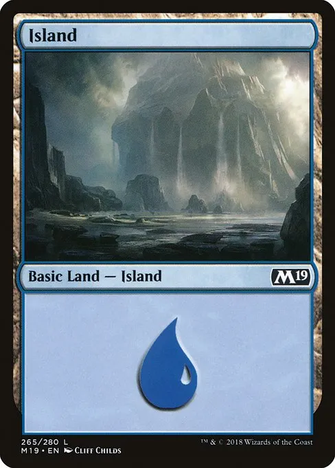 Island · Core Set 2019 265/314