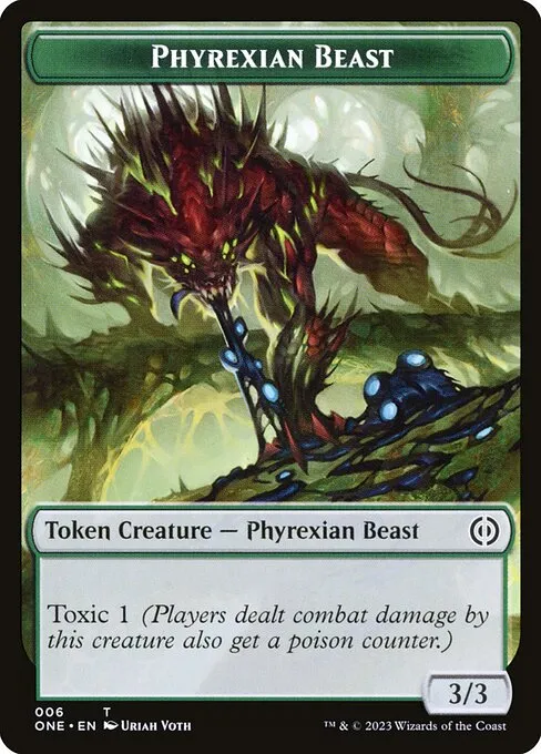 Phyrexian Beast · Phyrexia: All Will Be One Tokens 6/14