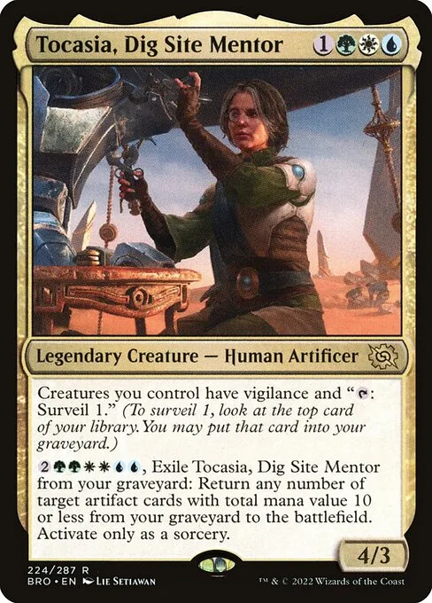 Tocasia, Dig Site Mentor · The Brothers' War 224/399