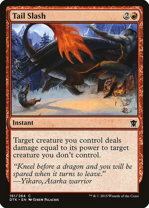 Tail Slash · Dragons of Tarkir 161/264