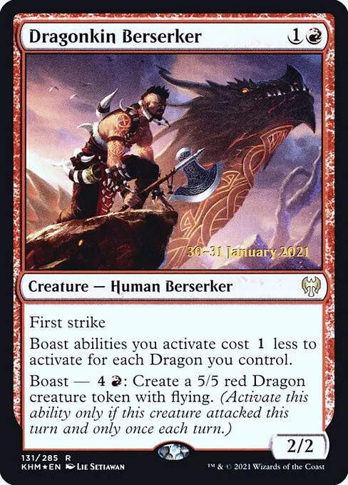 Dragonkin Berserker · Kaldheim Promos 131s/158
