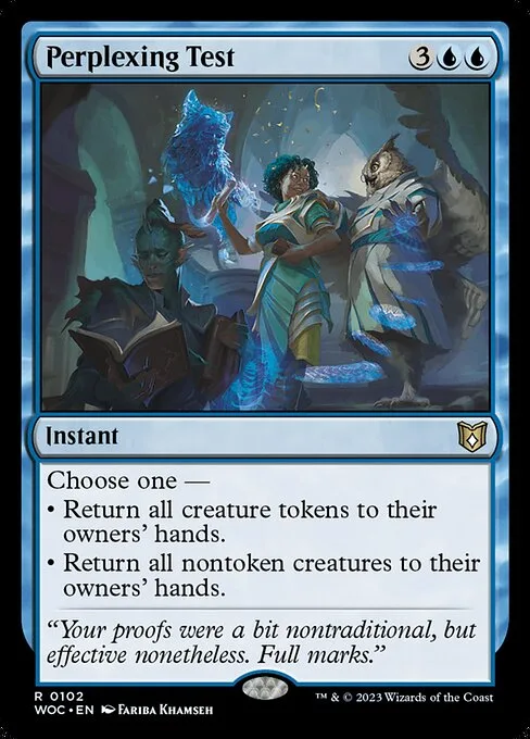 Perplexing Test · Wilds of Eldraine Commander 102/173