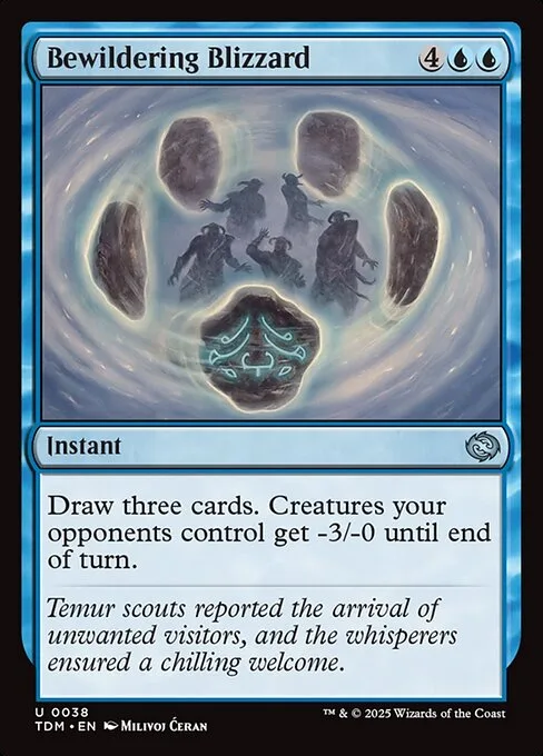 Bewildering Blizzard · Tarkir: Dragonstorm 38/427