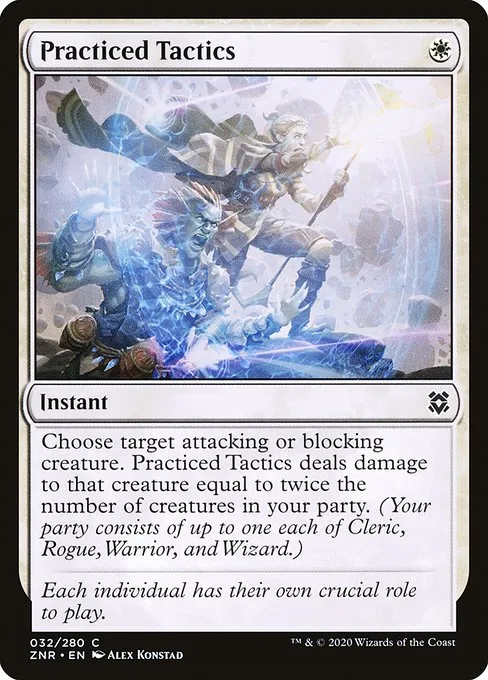 Practiced Tactics · Zendikar Rising 32/407