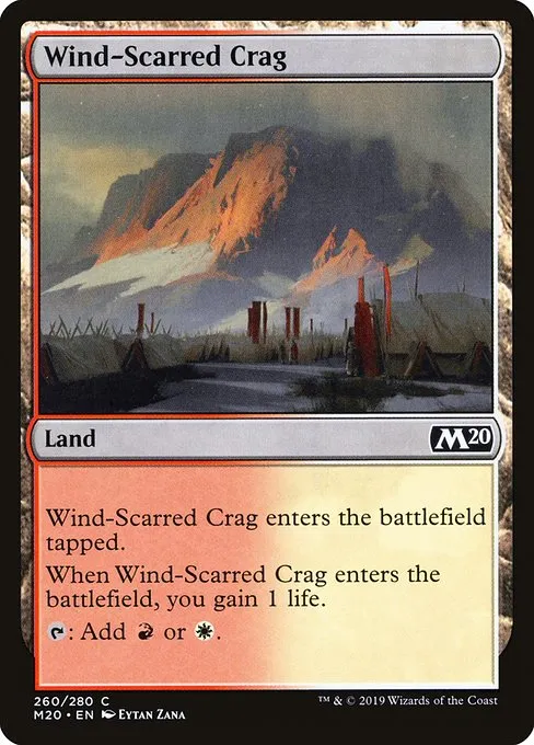 Wind-Scarred Crag · Core Set 2020 260/346