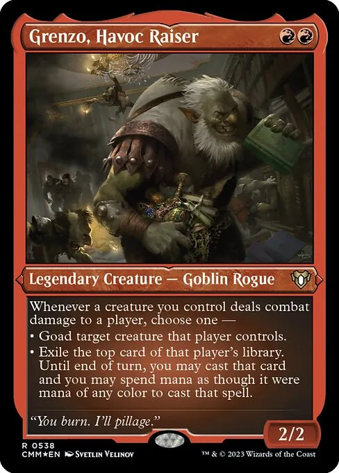 Grenzo, Havoc Raiser · Commander Masters 538/1067
