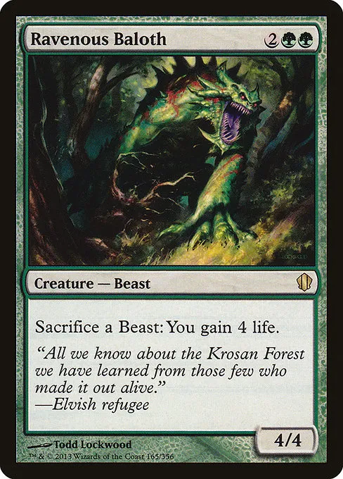 Ravenous Baloth · Commander 2013 165/356