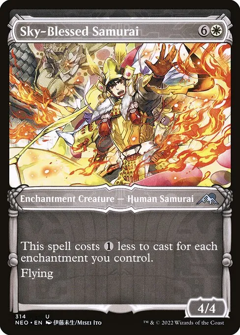 Sky-Blessed Samurai · Kamigawa: Neon Dynasty 314/531