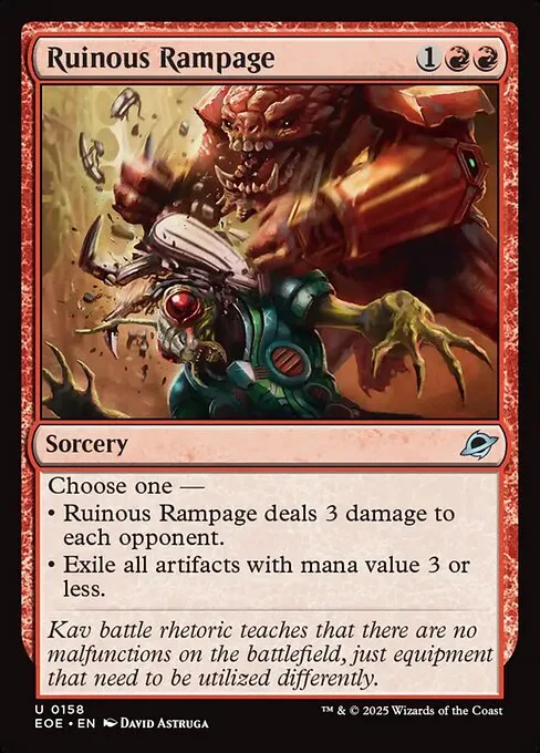 Ruinous Rampage · Edge of Eternities 158/400
