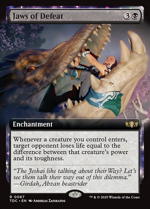 Jaws of Defeat · Tarkir: Dragonstorm Commander 67/413