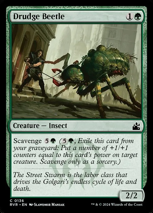 Drudge Beetle · Ravnica Remastered 136/531