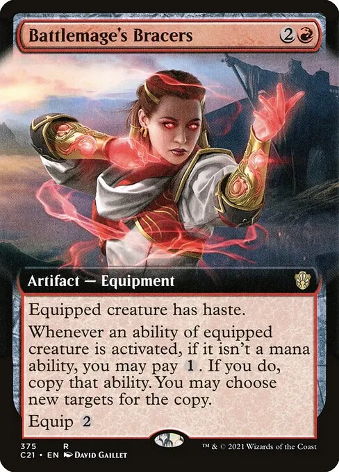 Battlemage's Bracers · Commander 2021 375/409