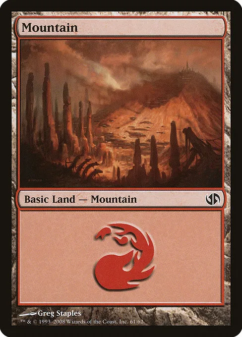 Mountain · Duel Decks: Jace vs. Chandra 61/64