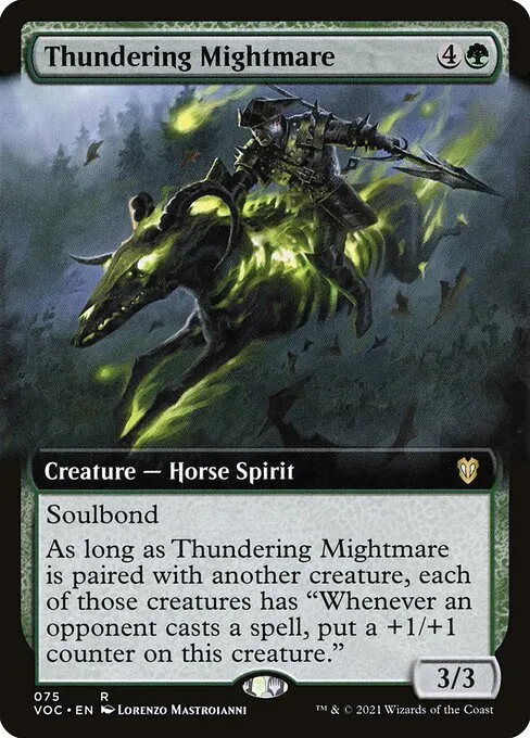 Thundering Mightmare · Crimson Vow Commander 75/188