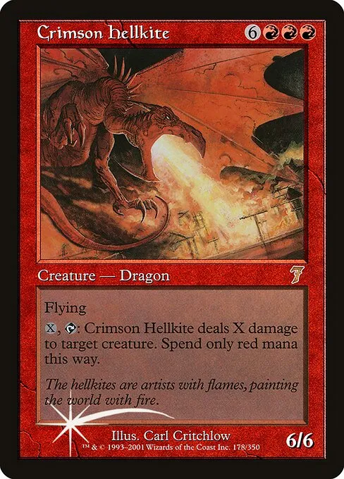 Crimson Hellkite · Seventh Edition 178★/708