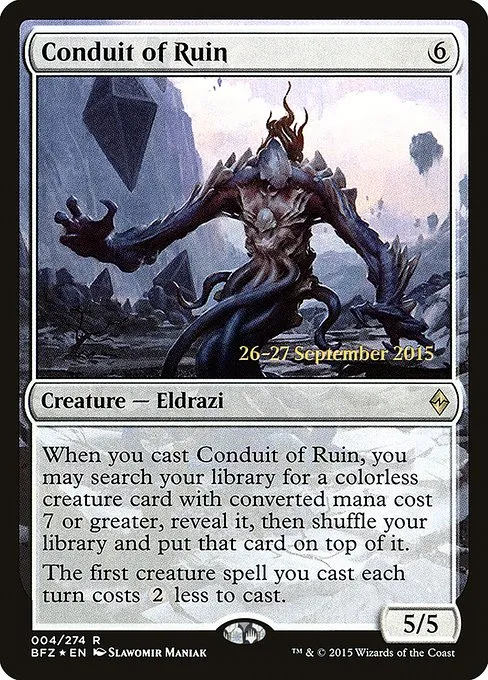 Conduit of Ruin · Battle for Zendikar Promos 4s/90