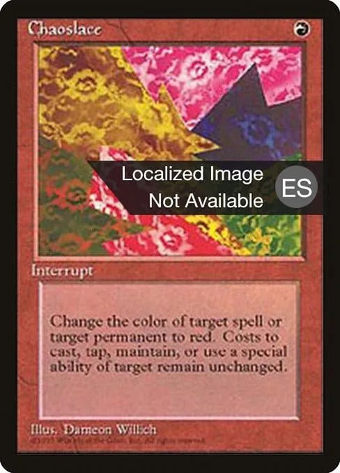 Chaoslace · Fourth Edition Foreign Black Border 182/378