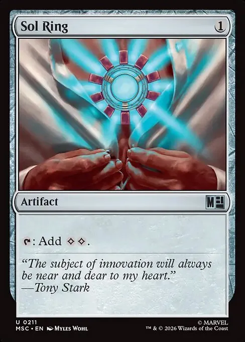 Sol Ring · Marvel Super Heroes Commander 211/9