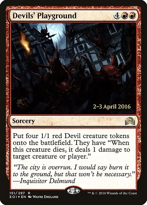 Devils' Playground · Shadows over Innistrad Promos 151s/90